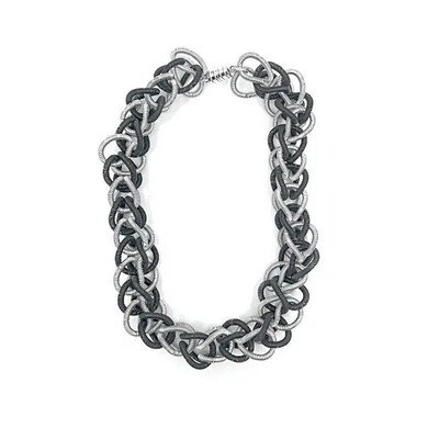 Chain Link Piano Wire Necklace