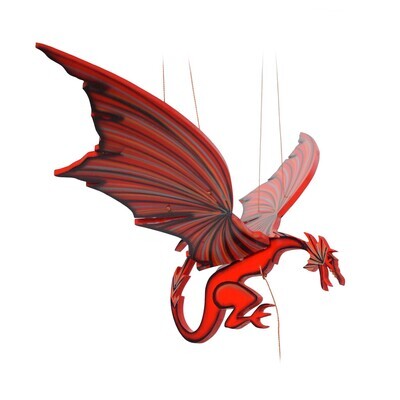 Welsh Dragon Flying Mobile