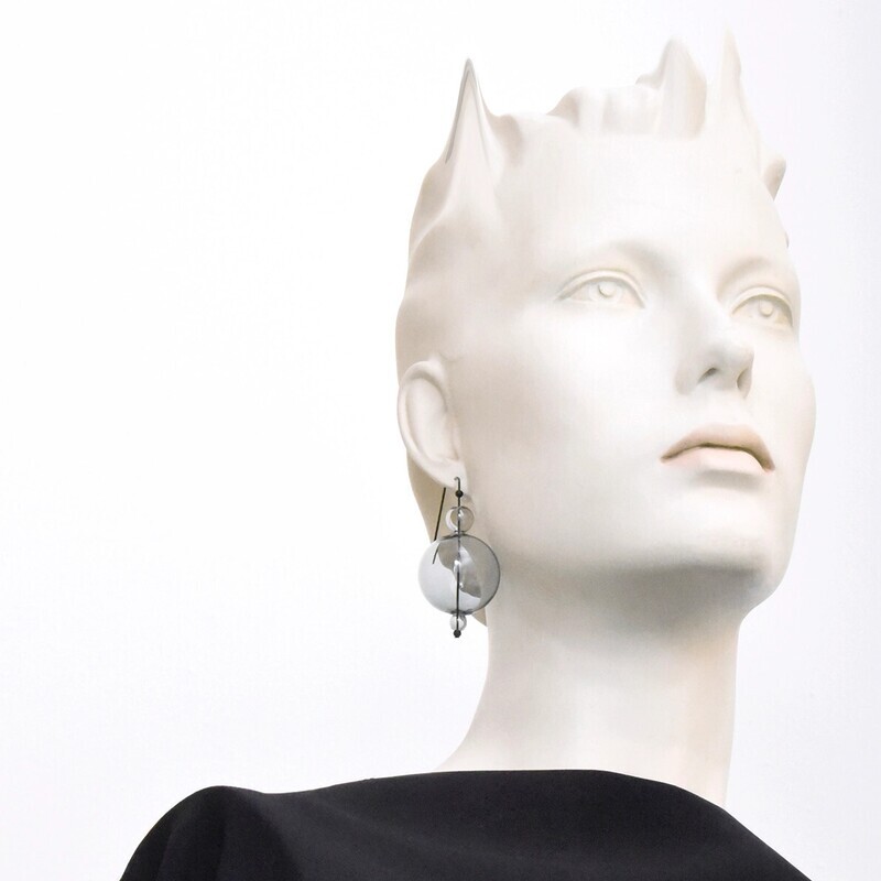 Glass Orb Earrings