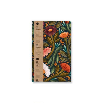 Night Sky Floral Layflat Journal