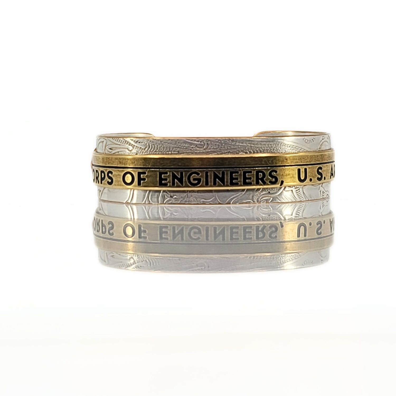 Corps of Engineers US Army Machine Plate Cuff