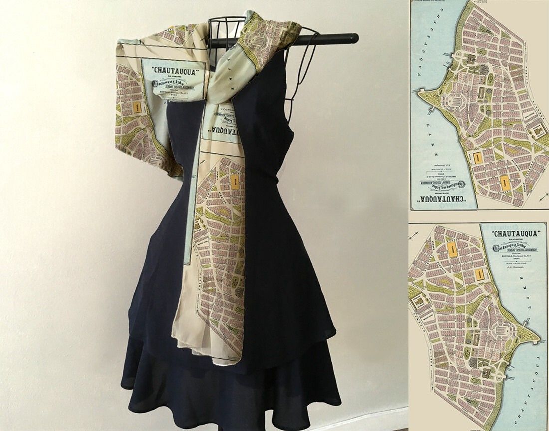 150th Anniversary Old CHQ Map Scarf