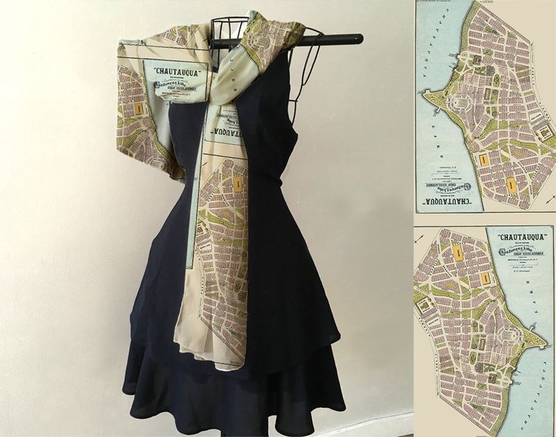 150th Anniversary Old CHQ Map Scarf