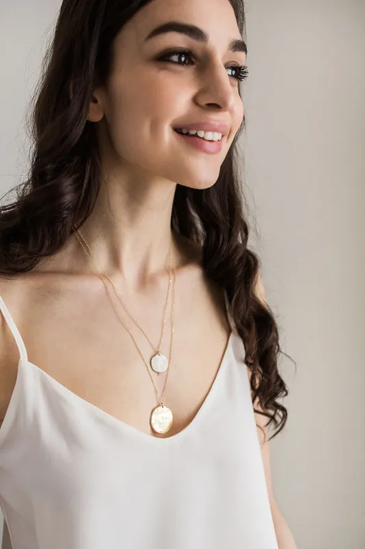 Sun and Moon Porcelain Pendant