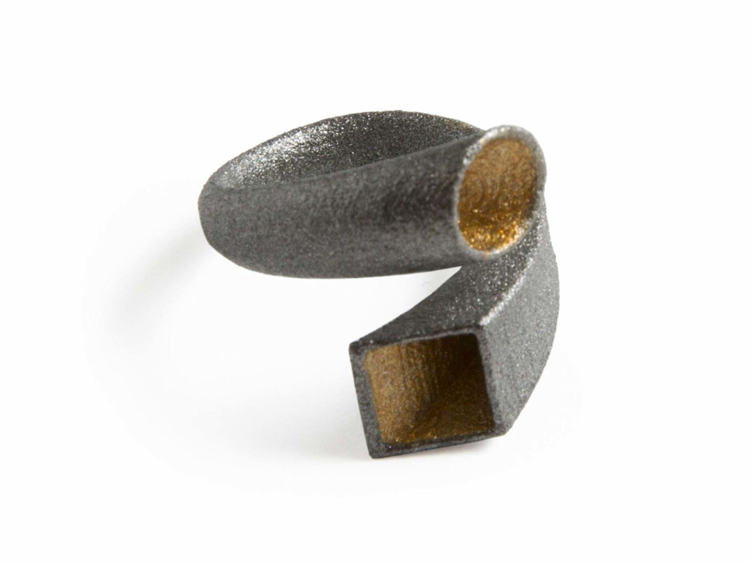 Loft Ring, Color: Gunmetal/Orange Gold