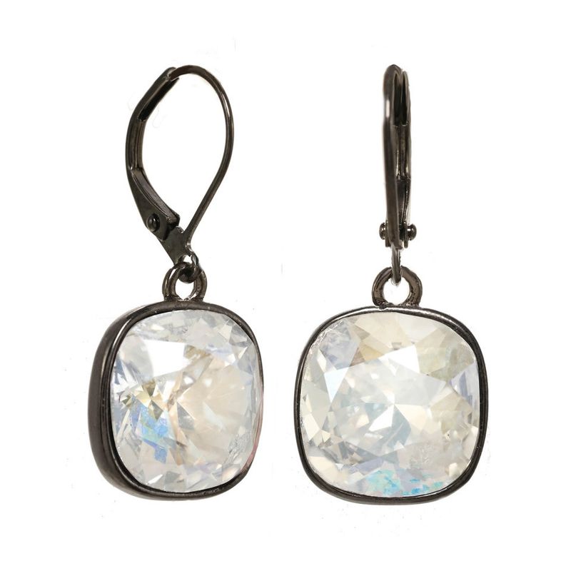 Moonlight Cushion Cut Swarovski Crystal Earring