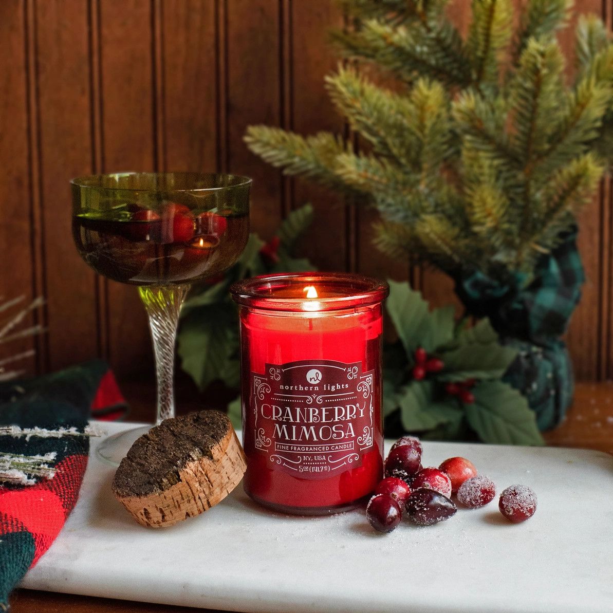 Cranberry Mimosa - Seasonal Spirit Candle