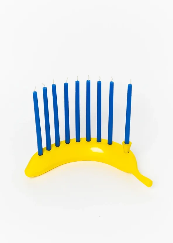Banana Menorah, Color: Yellow