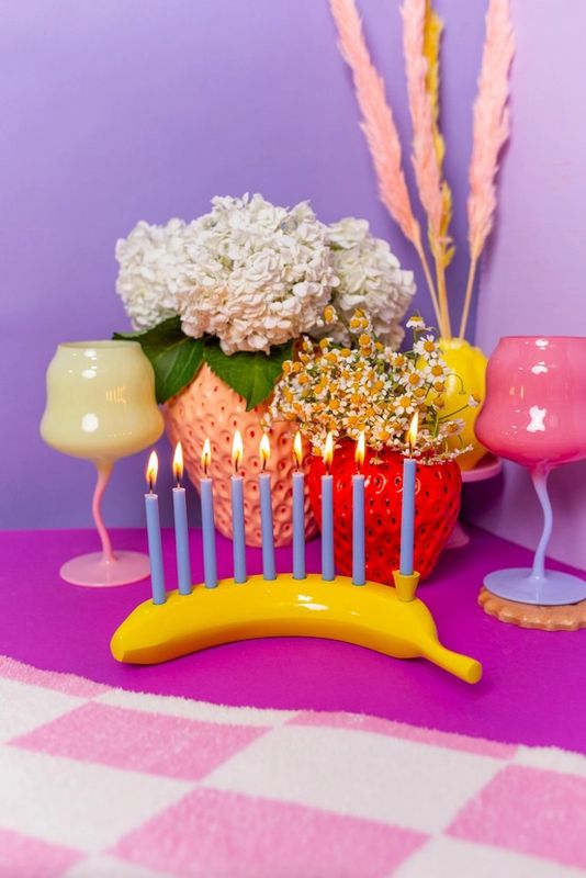 Banana Menorah