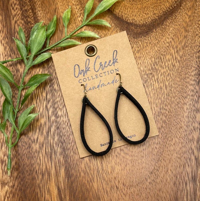 Leather Loop Earring