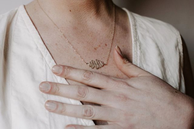 Riverbend Necklace in Glacier
