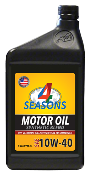 4 Seasons Motor Oil Synthetic Blend SAE 10W40 6qt/cs