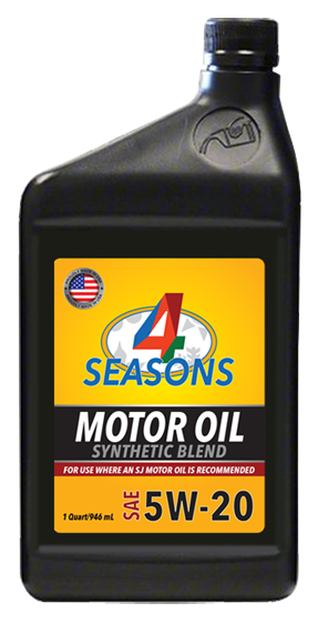 4 Seasons Motor Oil Synthetic Blend SAE 5W20 6qt/cs