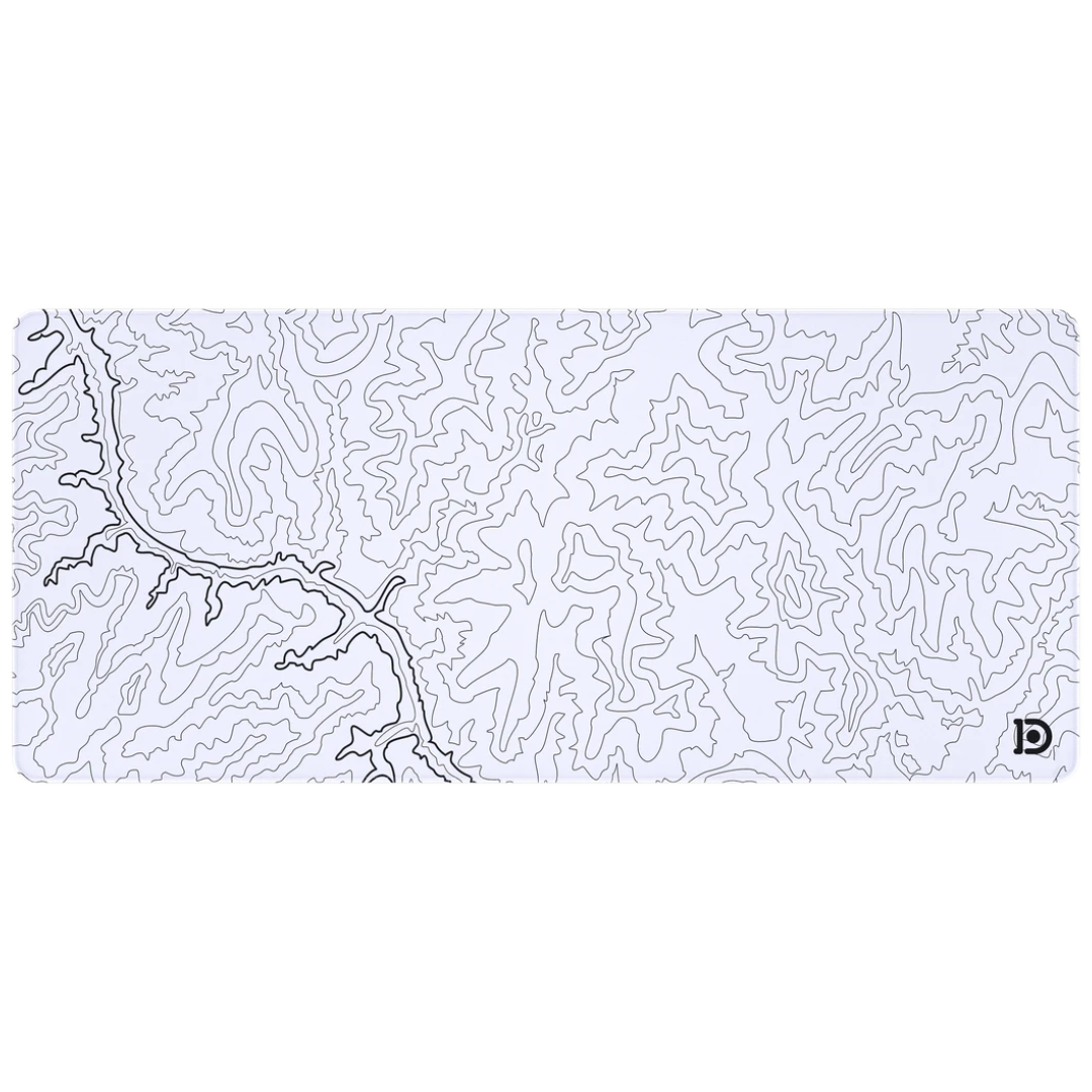 TOPOGRAPH WHITE DESKPAD