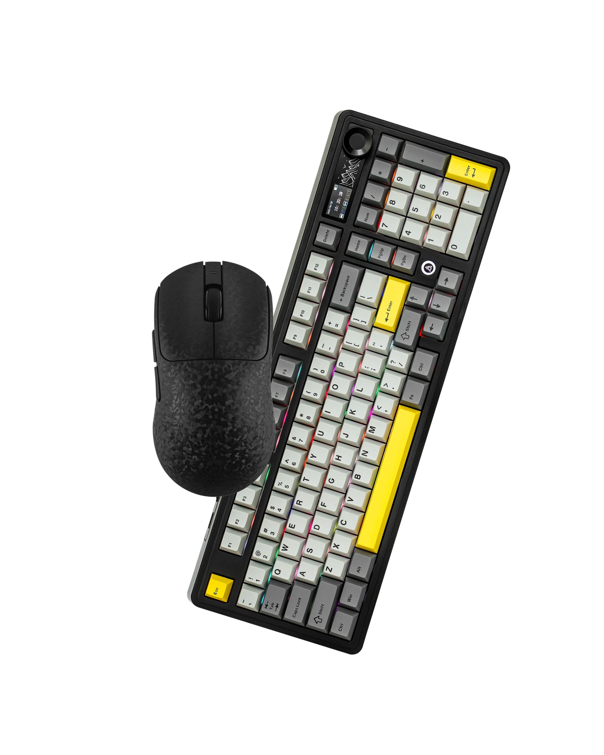 AK980 PRO V2 BLACK+ AJ199 CARBON BLACK