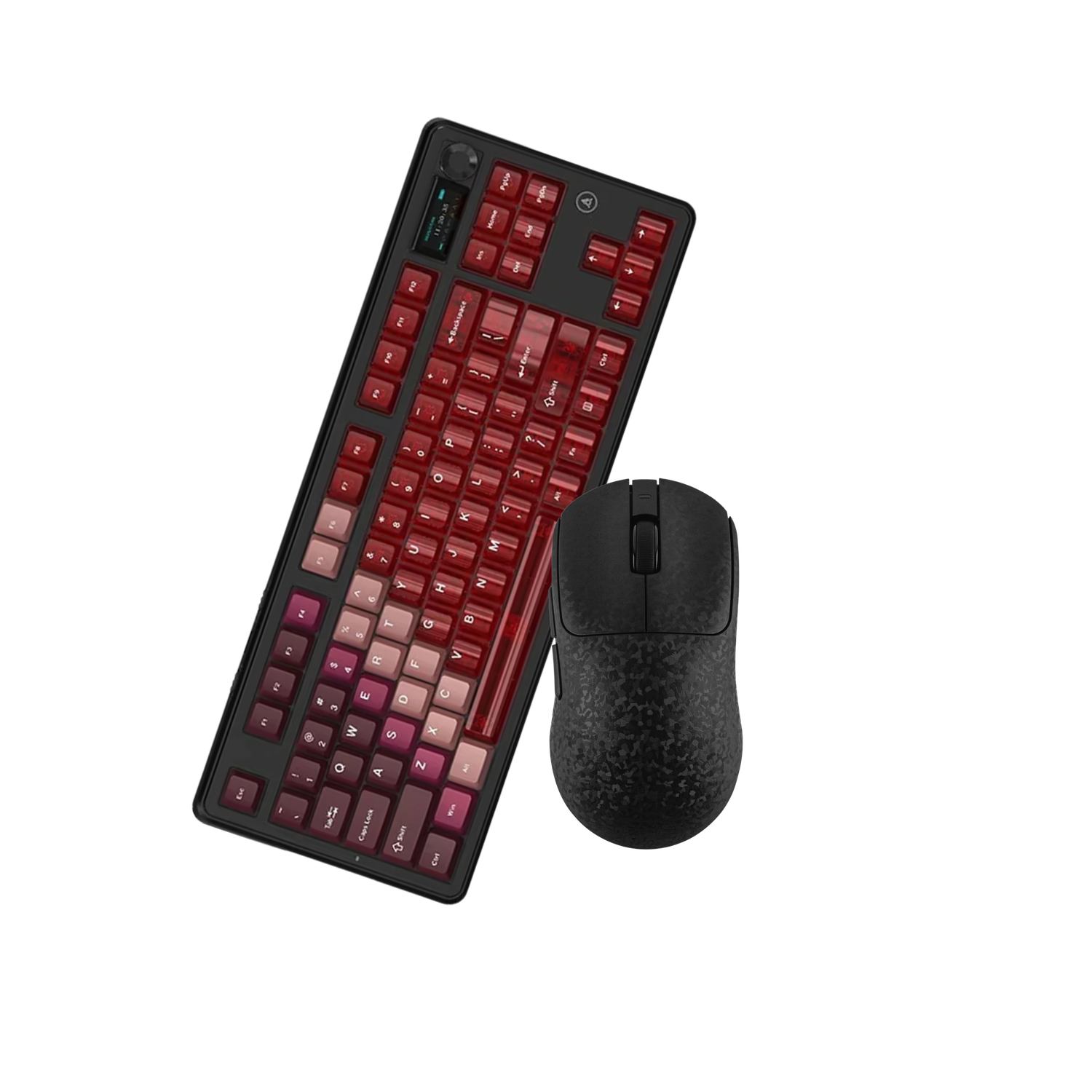 MK87 RED + AJ199 CARBON BLACK