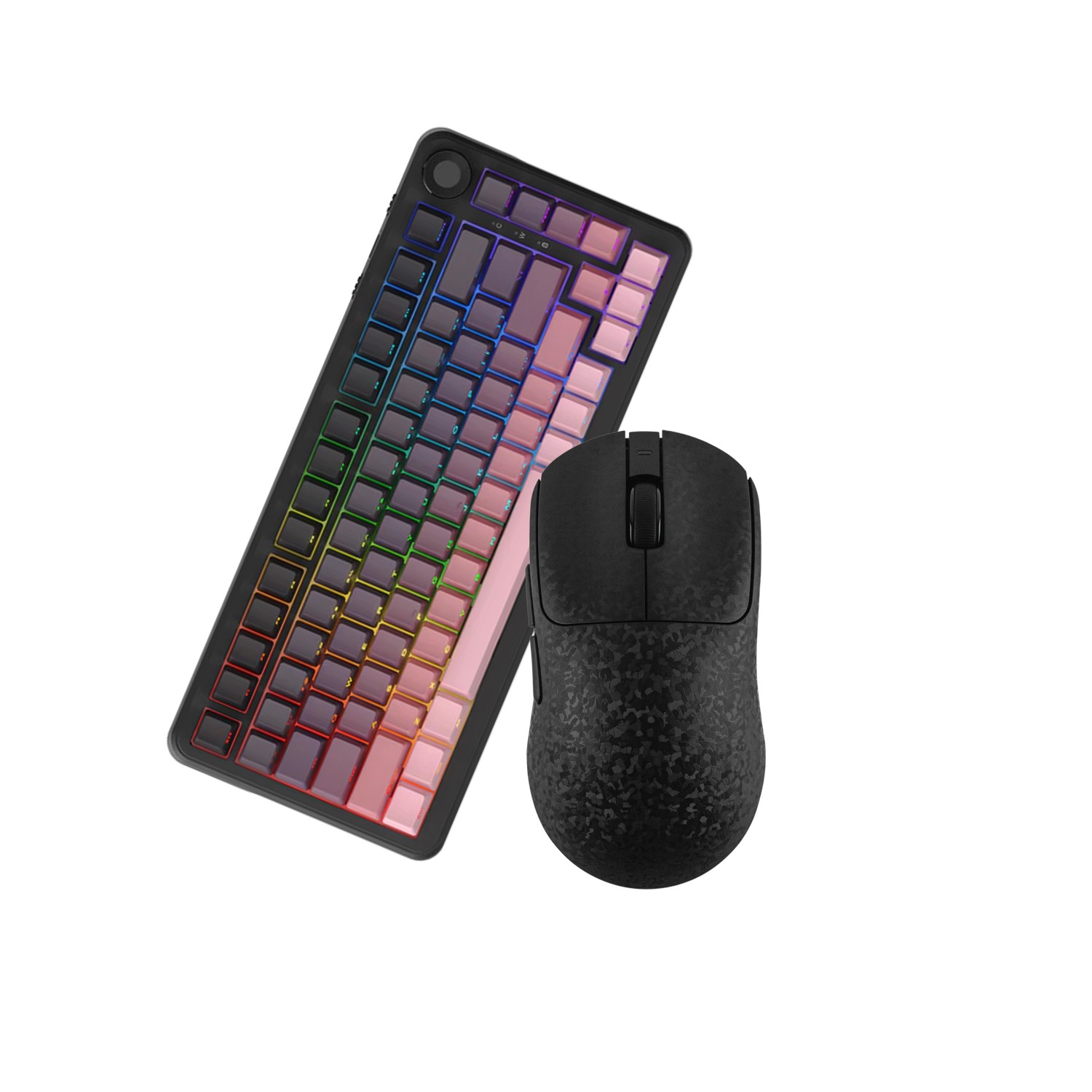 AK820 MAX PLUS GRADIENT PINK + AJ199 CARBON BLACK