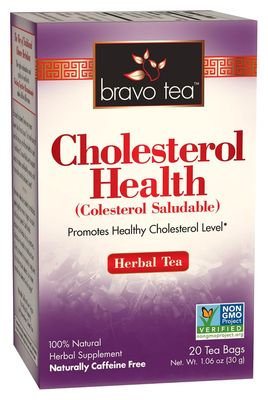Bravo Tea Cholesterol Health Herbal Tea (caffeine free, gluten free, no added preservatives, non gmo, vegan)