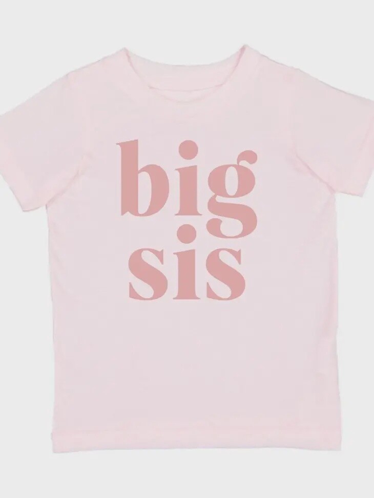 Toddler/Kids Short Sleeve T-Shirt - Big Sis