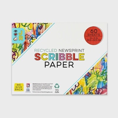 Recycled Newsprint Scribble Pad