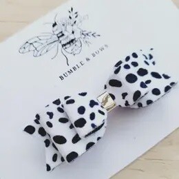 Dalmation Bumble Bow
