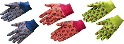 Soft Jersey Kids Garden Gloves