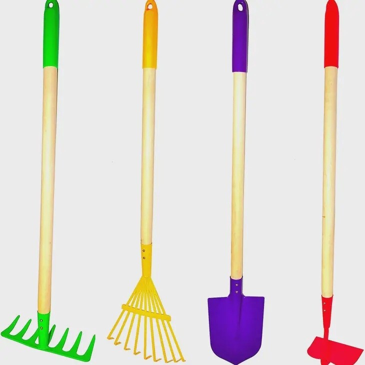 4 Piece Kids Garden Tool Set Toy
