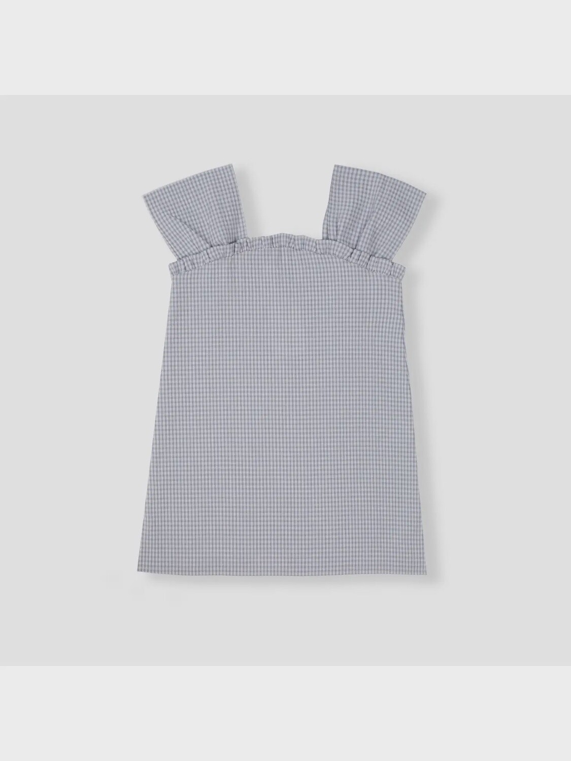 Adriatic Girls Dress, Colour: Checks Blue, Size: 12Y