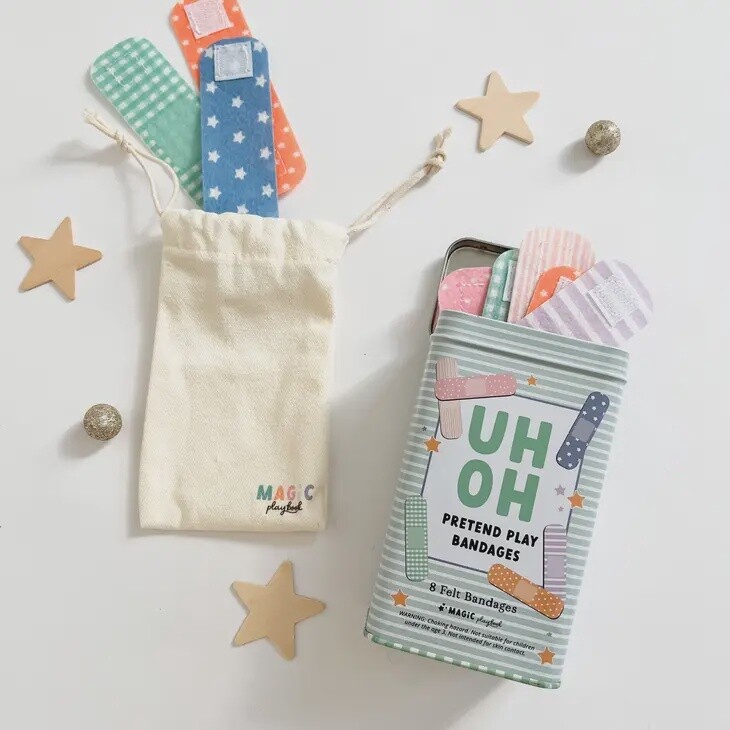 Pretend Bandages &amp; Bandaid Tin