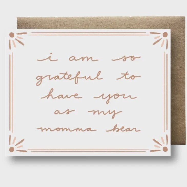 Greeting Card - Momma Bear