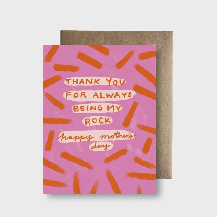 Greeting Card - Happy Mother’s Day My Rock