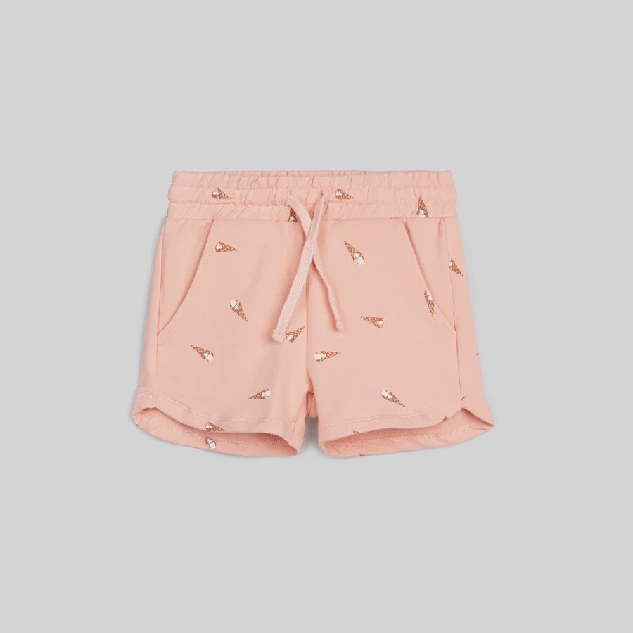 Girls Terry Shorts - Ice Cream Cone