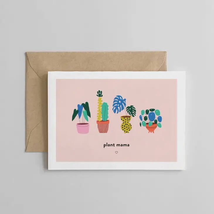 Greeting Card - Plant Mama - Mother&#39;s Day