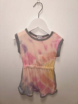 New with Tags - Cotton Candy Sky Tie Dye Romper