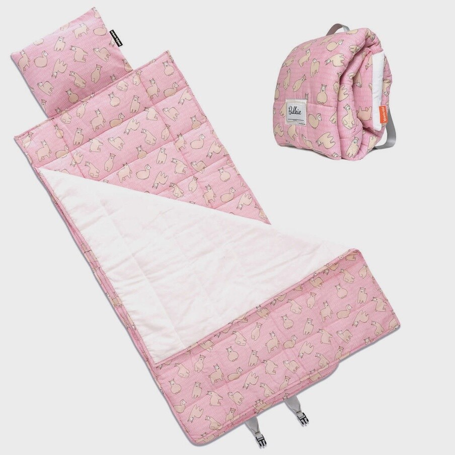 Kids Toddler Nap Mat Sleep Mat - Bulkie™, Colour: Llamas