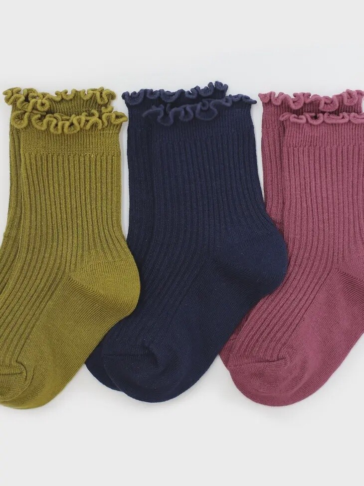 Lettuce Trim Baby/Toddler Midi Socks - 3-Pack