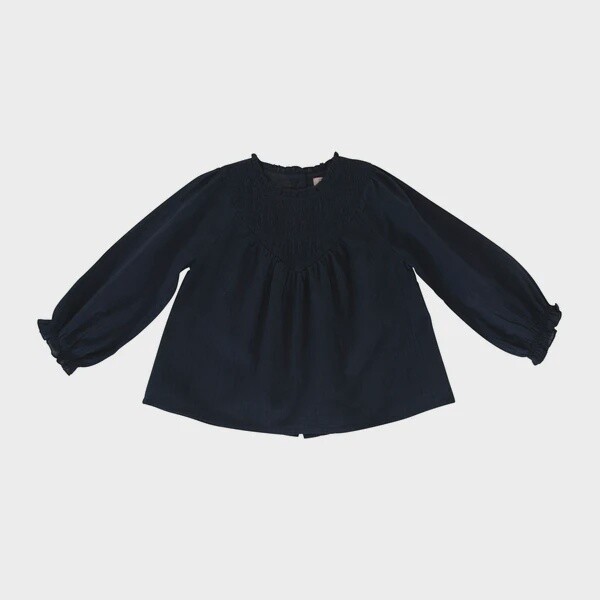 Lallo Girls' Shirt - Navy