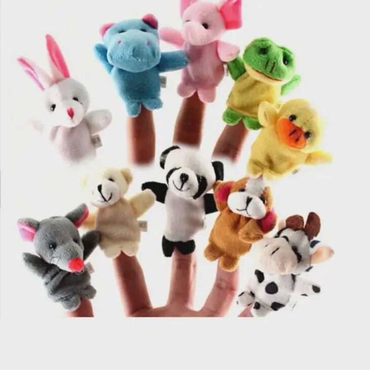 10 Animal Finger Puppets - Display Model