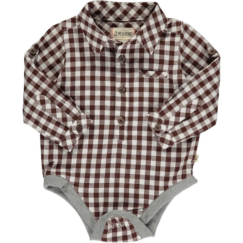 Jasper Woven Baby Onesie