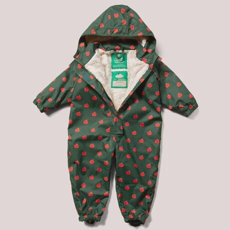 Waterproof Recycled Toddler Winter Suit - Apples