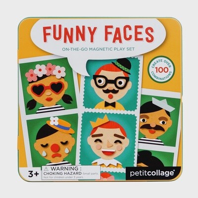 Magnetic Play Set - Funny Faces