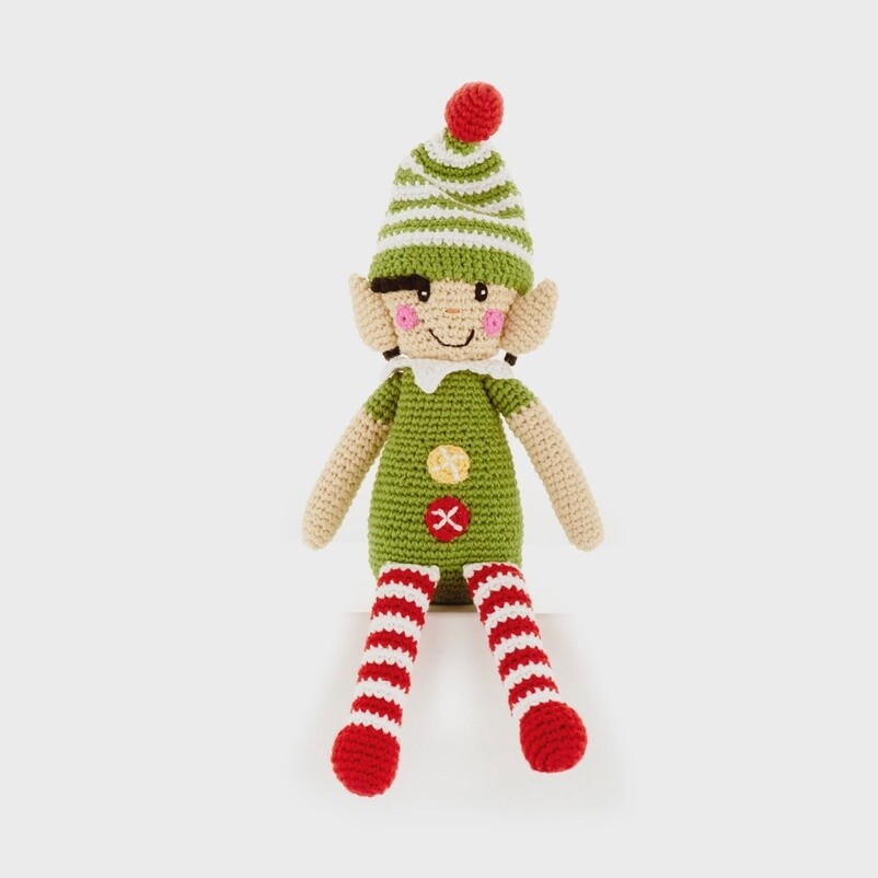 Large Holiday Rattle - Elf