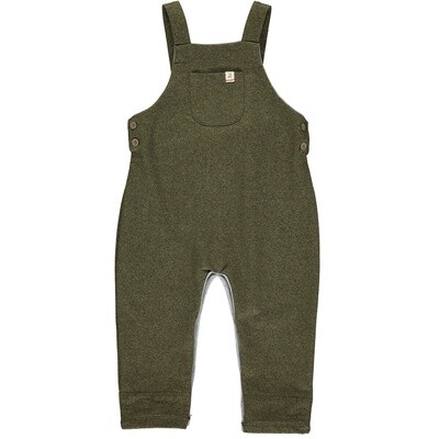 Gleason Baby Jersey Overalls - Heathered Green