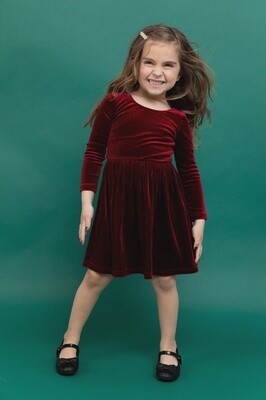 Velvet Twirl Dress