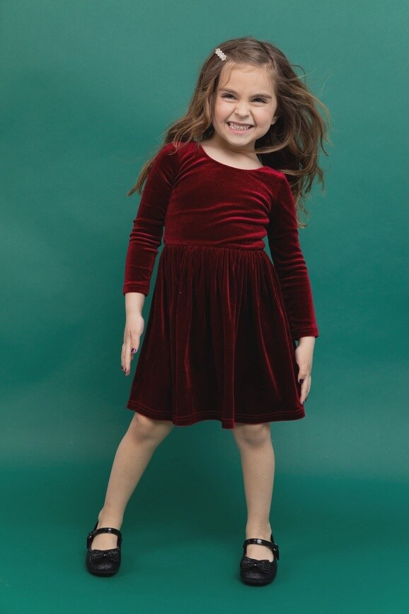 Velvet Twirl Dress