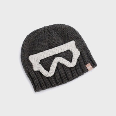 Baby Knit Beanie - Goggles