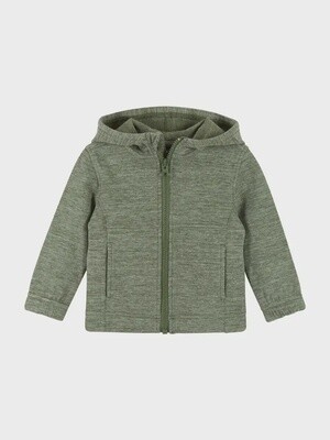 Ultra Soft Zip Front Sweatshirt - Green