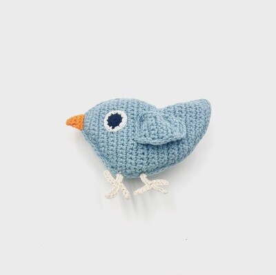 Little Bird Rattle - Blue