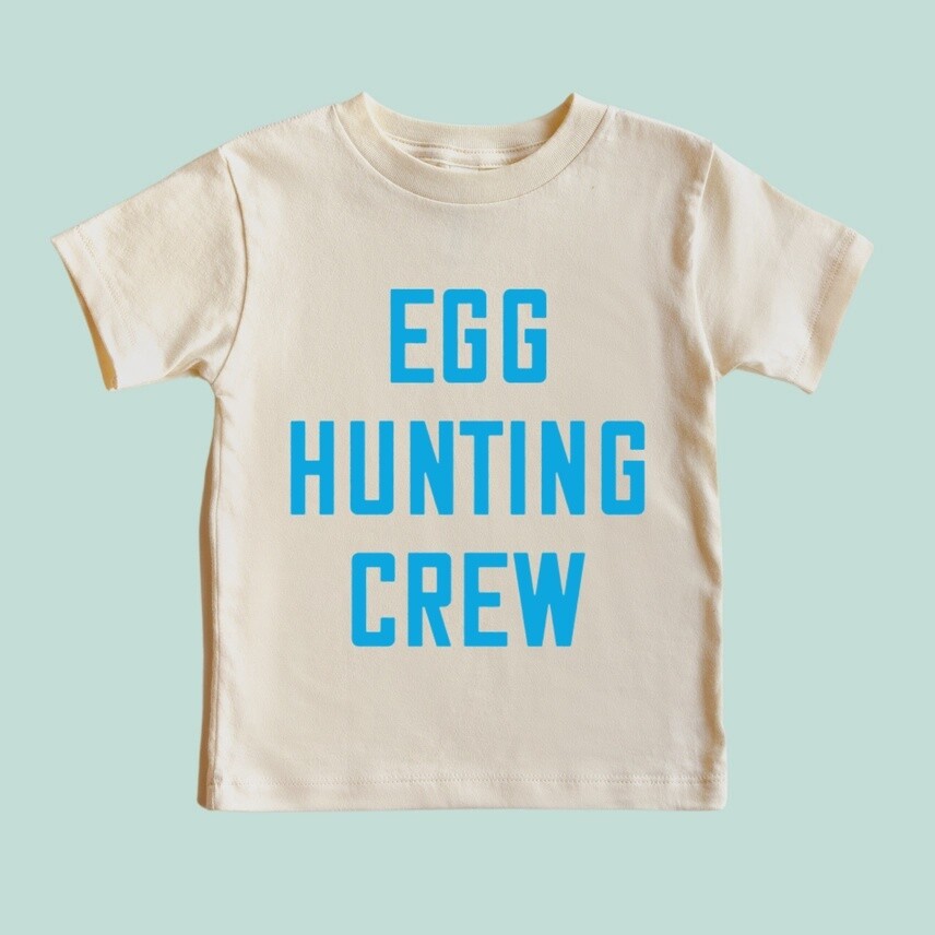 Short Sleeve Toddler Easter Shirt - Egg Hunting Crew