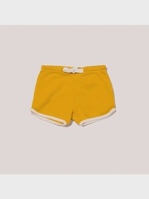 Baby/Toddler Ribbed Cotton Shorts - Pale Gold